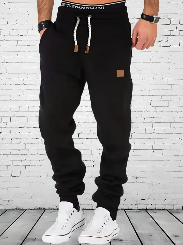 Men's Slim Tapered Drawstring Jogger Pants